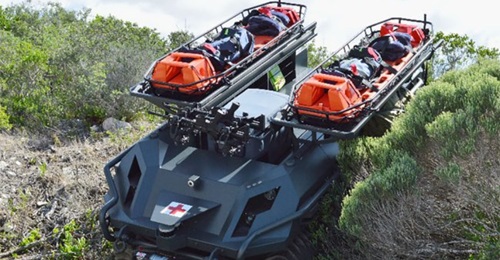 The Mission Master - Rescue could be used to recover casualties in a timely fashion; 90% of fatalities occur between the time of trauma and arrival at a medical facility, according to Rheinmetall.