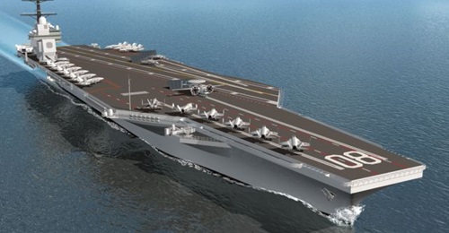 The USN expects to see even more shipbuilding labour reductions for the aircraft carriers 
        
         (CVN 80) and CVN 81.