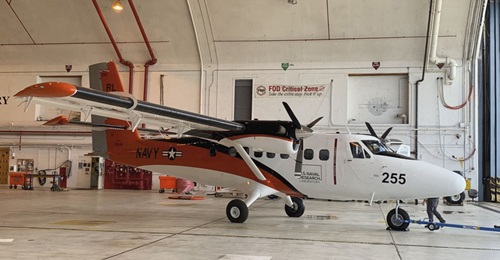 The NRL acquired a UV-18 Twin Otter, the military equivalent of the De Havilland DHC-6, to use in a variety of research projects such as magnetic variation mapping and electronic countermeasures.