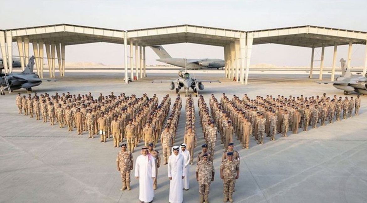 The first five of 36 aircraft ordered for the QEAF were received by the Emir of Qatar, Sheikh Tamim bin Hamad Al Thani, during a ceremony at the newly completed Dukhan Airbase on 5 June.