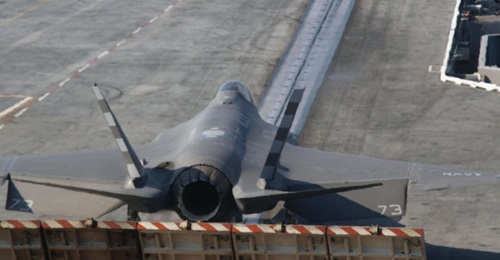 F-35C Joint Strike Fighter tests aboard carriers highlighted a need for modifications to jet-blast deflectors and other equipment or systems.