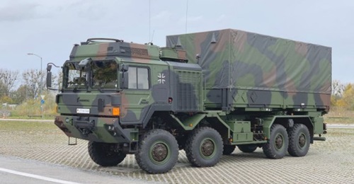 To achieve compliance with turning radius and maximum height regulations, the HX42M is fitted with 395/85 R 20 tyres, and the HX44M with smaller 365/85 R 20 tyres.