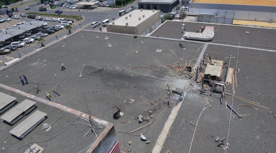 A photograph taken during a guided press tour with the Saudi military on 13 June shows the damage caused to the roof of Abha International Airport by an attack that Ansar Allah (Houthis) claimed was carried out on the previous day using a cruise missile.