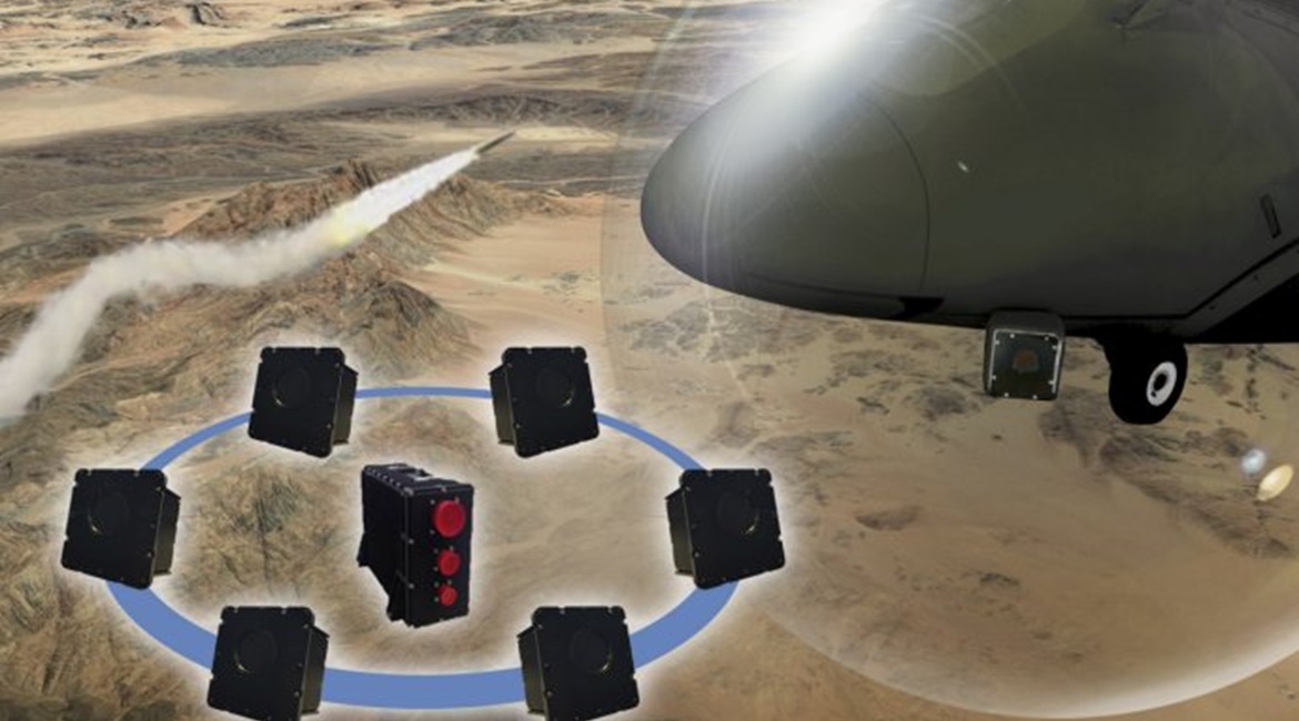 The MAIR system features five to six detection systems that can give an aircraft full spherical protection.