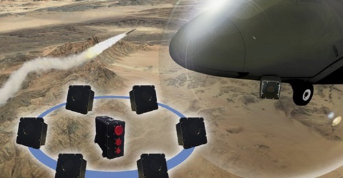 The MAIR system features five to six detection systems that can give an aircraft full spherical protection.