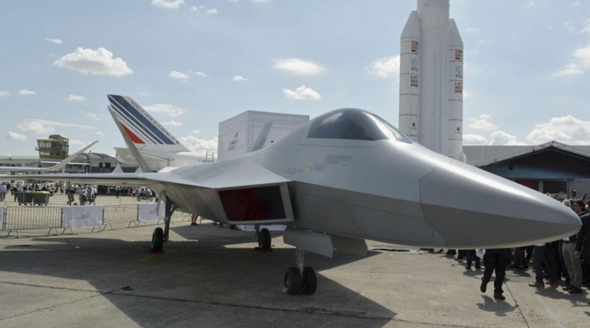 A full-scale mock-up of the Turkish Fighter was unveiled on the first day of this year's Paris Air Show.