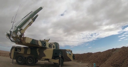 A 3 Khordad system is seen during a February 2017 air defence exercise.