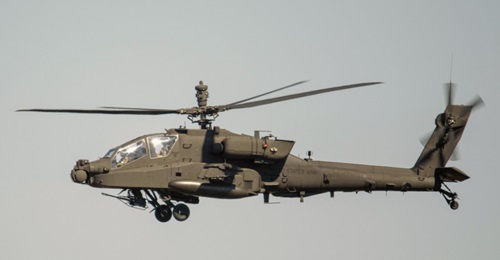 The US Army plans to field 491 Version 6 AH-64E Apaches out of a total force of 691 helicopters. A Version 6 helicopter is seen here conducting operational trials at Fort Hood in June.