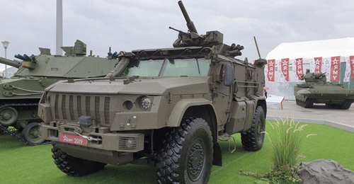 UVZ subsidiary TsNII Burevestnik unveiled the 2S41 Drok 82 mm self-propelled mortar at Army 2019.
