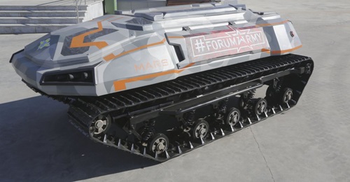 The Mars A-800 unmanned ground vehicle can be airdropped.