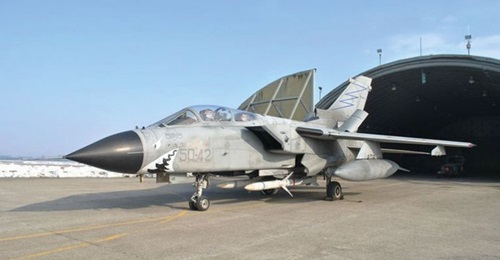 Seen being carried by an Italian Air Force Tornado during testing, the AARGM will also be integrated onto the same type for Germany.