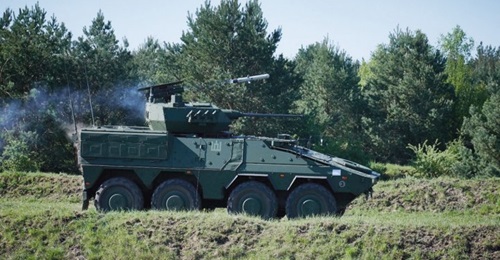 Lithuania received its first two Vilkas on 25 June and production of the Baltic country's IFVs has begun.