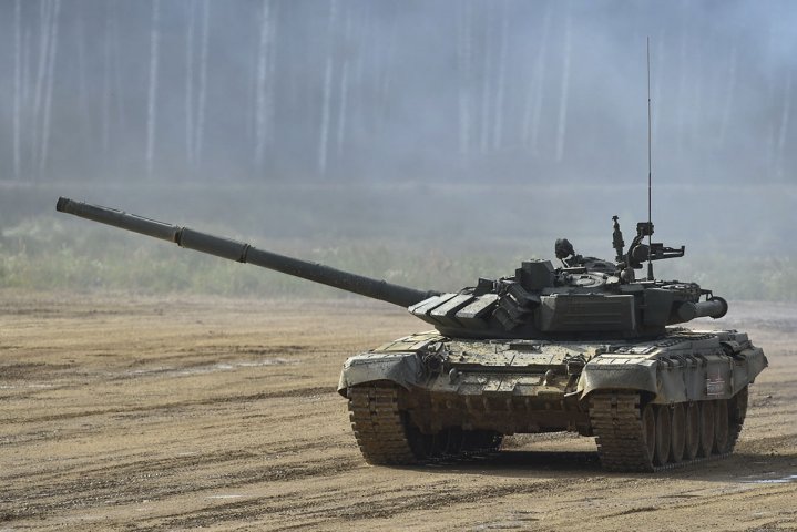 The T-72B3 upgrade is designed to turn the basic T-72 into a modern fighting platform. This is mostly due to its Sosna-U sight that allows the vehicle to engage targets at 3,000 m using a thermal imager. (Russian MoD)