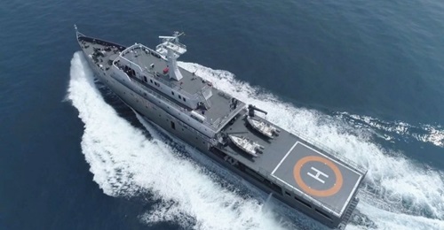 Yudistira, seen here during its sea trials in early-2019.