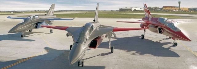 A conceptual image of jet trainer aircraft that is being developed by recent start-up Aeralis. The UK company has agreed with Thales to develop a training system for the Tempest combat aircraft
