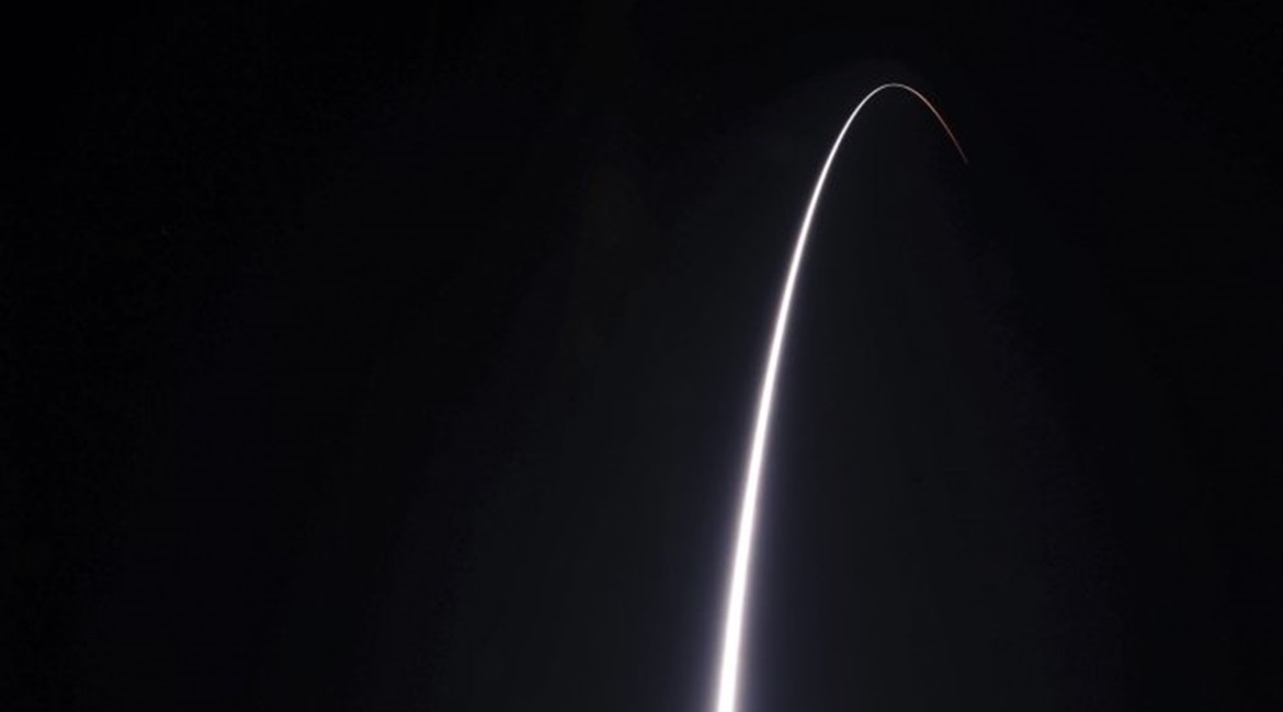 An unarmed Minuteman III ICBM is launched from Vandenberg Air Force Base in California during a routine system test. The US Air Force on 17 July released its solicitation for its next-generation Ground Based Strategic Deterrent ICBM effort.