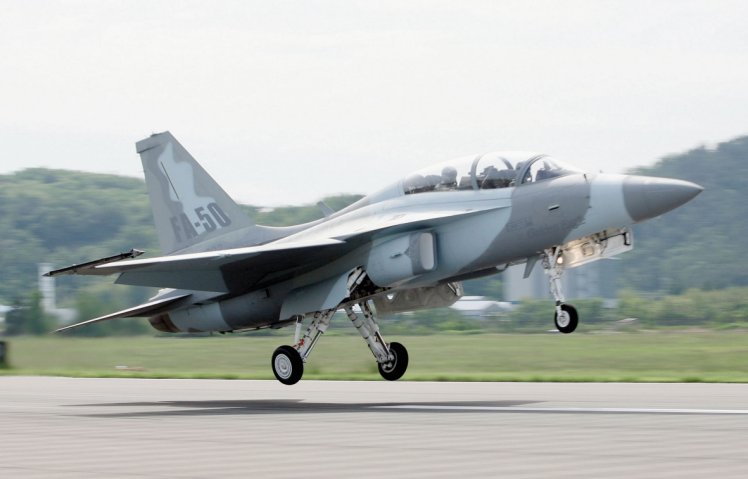 The FAA has chosen the KAI FA-50 Fighting Eagle twin-seat light attack aircraft as its interim fighter. (KAI)
