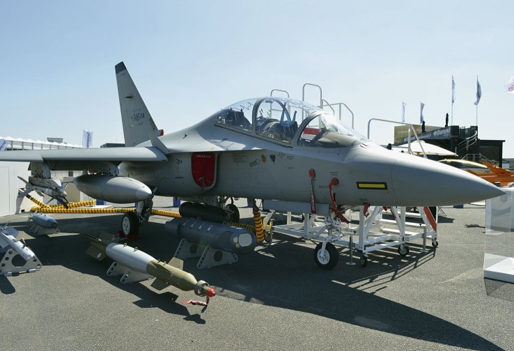 Leonardo still has hopes of securing a sale of its M-346FA in Argentina, despite a report that a rival platform has already been selected. (IHS Markit/Patrick Allen)
