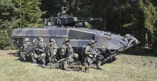 System Panzergrenadier VJTF 2023 will link the Puma IFV to the German Army's IdZ-ES future soldier system in an advanced network-enabled warfare environment, according to Rheinmetall.