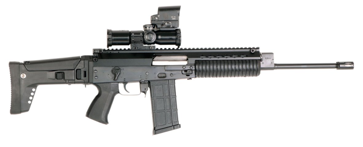Zastava Arms’ modular assault rifle shown chambered for 6.5 mm rounds with a 20-round magazine. (Zastava Arms)