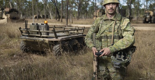 The Australian Army has tested the six-wheeled Mission Adaptable Platform System unmanned ground vehicle at the Shoalwater Bay Training Area in Queensland during Exercise 'Talisman Sabre' 2019.