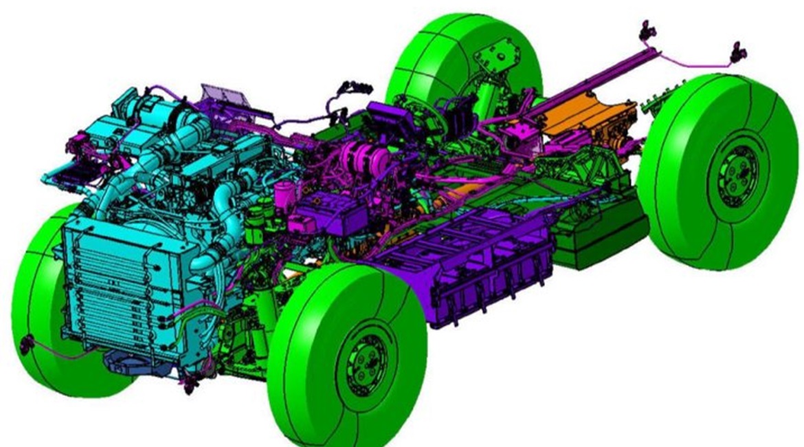 Texelis is responsible for all of the Serval's mobility aspects, including power pack, driveline, and suspension.