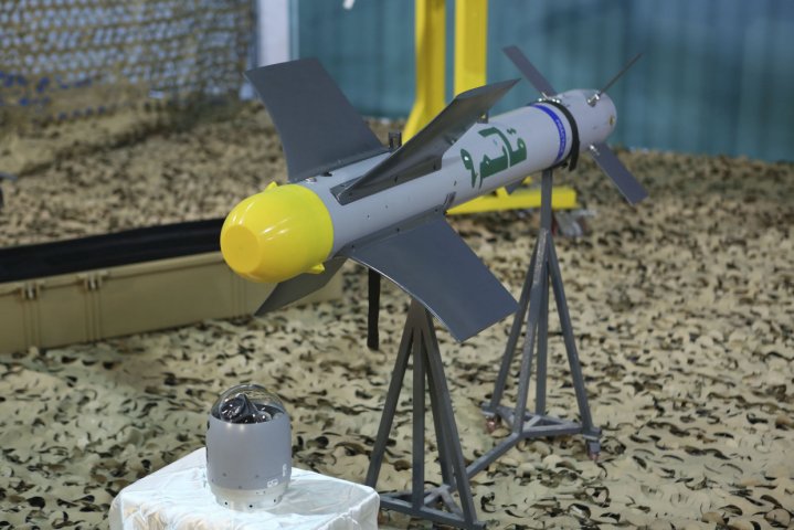 The Ghaem-9 was displayed without its sensor attached. (Iranian Ministry of Defence and Armed Forces Logistics )