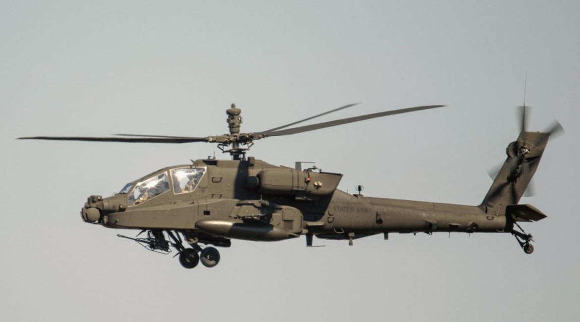 The US Army will host a demonstration in August where it will fire Rafael Spike Non-Line-of-Sight missiles from a Boeing AH-64E Apache aircraft. A Version 6 helicopter is seen here conducting operational trials at Fort Hood.