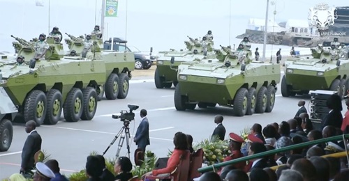 VN1s were seen in Gabon's annual parade for the first time on 17 August.