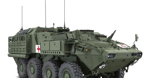 The Canadian Army is set to receive 360 LAVs under a pending new deal. Pictured is the LAV 6.0 Combat Support - Ambulance variant.