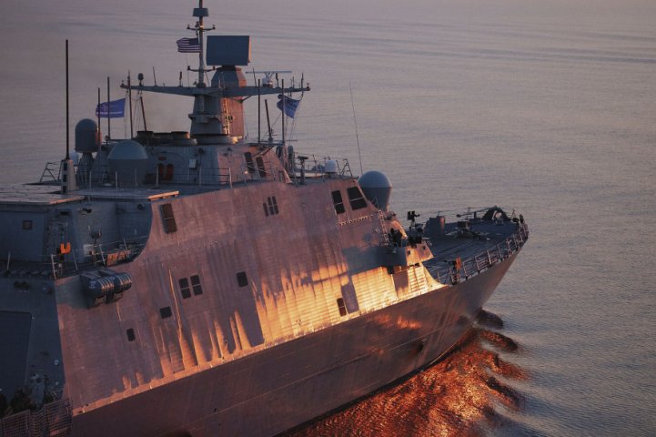 
        USS
        Indianapolis
        (LCS 17) completed acceptance trials in June on Lake Michigan.
       (Lockheed Martin)