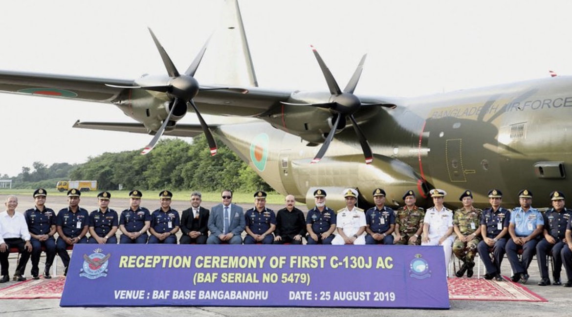 The C-130J the BAF received on 25 August is one of five aircraft of the type that will enable the service to retire its fleet of C-130Bs.