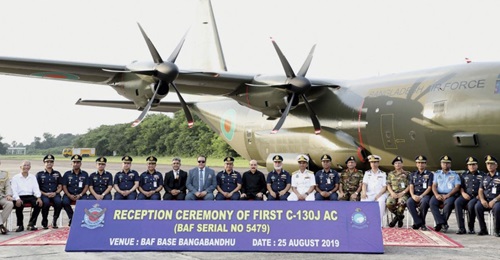 The C-130J the BAF received on 25 August is one of five aircraft of the type that will enable the service to retire its fleet of C-130Bs.