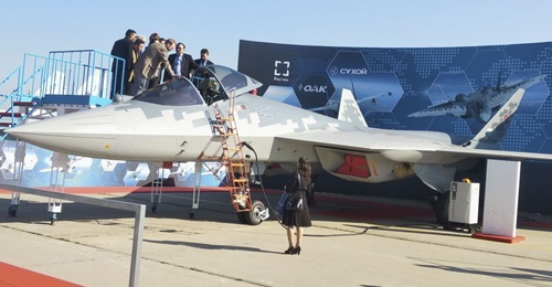 Rostec's Rosoboronexport unveiled the Su-57E, an export variant of its only fifth-generation fighter aircraft, at MAKS 2019.