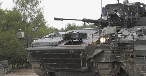 The British Army invited Hensoldt to conduct an initial fitting of the SETAS onto the Warrior IFV.