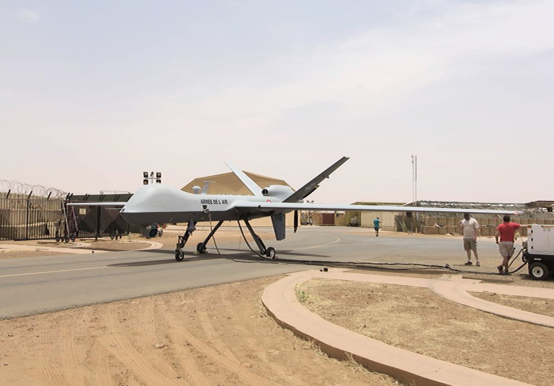 France has deployed three MQ-9 Reapers in Niamey, Niger. (Frédéric Lert)