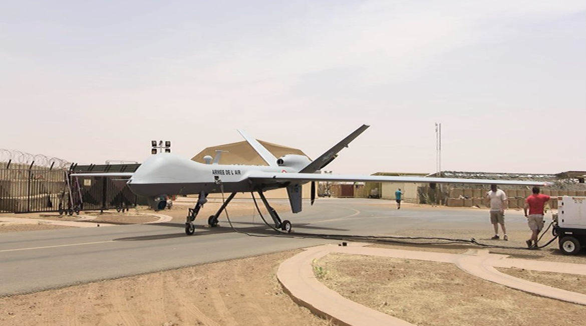 France has deployed three MQ-9 Reapers in Niamey, Niger.