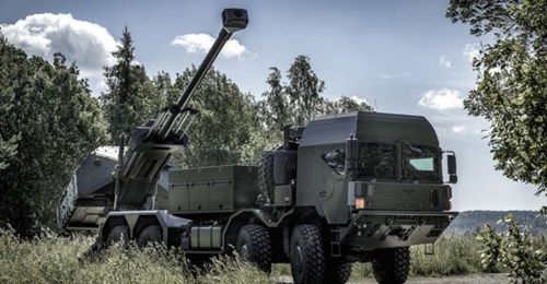 BAE Systems' new Archer variant, which is based on a Rheinmetall truck that has some commonality with the UK's logistics fleet.