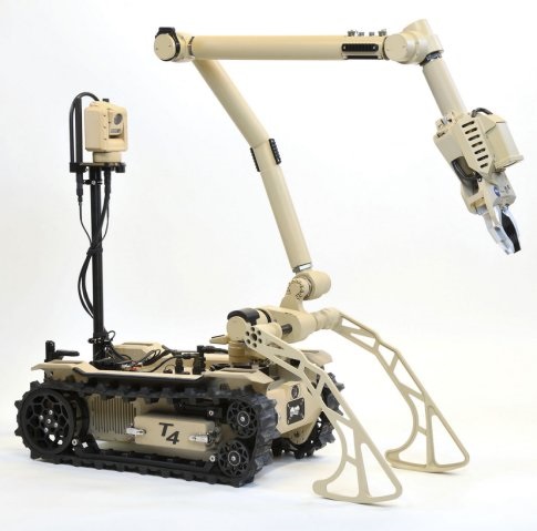 The new T4 robotic system has a compact footprint that enables it to manoeuvre better in confined spaces compared with the company's larger T7 platform.