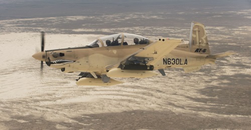 The Beechcraft AT-6B Wolverine is an example of a light attack aircraft that could be acquired by the US Air Force.
