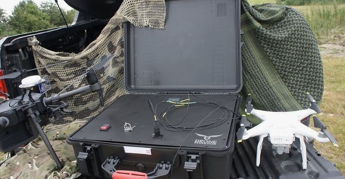 The Skywire tethering system can extend the flight endurance of rotary-wing unmanned aircraft systems.