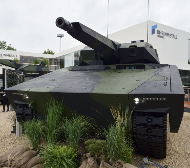 The Lynx KF41 IFV, pictured at Eurosatory 2018, is one of the two shortlisted contenders for Australia’s Project Land 400 Phase 3. (IHS Markit/Patrick Allen)