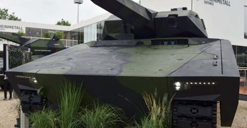 The Lynx KF41 IFV, pictured at Eurosatory 2018, is one of the two shortlisted contenders for Australia's Project Land 400 Phase 3.