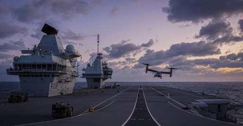The RN has been anxious to further MV-22 integration on the QEC ships to establish the Osprey as a credible maritime intra-theatre lift solution.