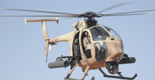 Thailand would use eight AH-6i helicopters (pictured) to replace its seven ageing Bell AH-1F Cobras.