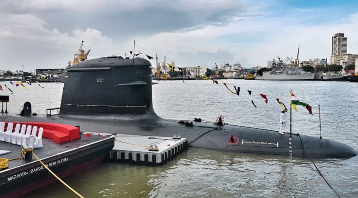 The IN commissioned 
        
         the second of six licence-built Kalvari (Scorpène)-class SSKs, in a ceremony held on 28 September at the Naval Dockyard in Mumbai.
