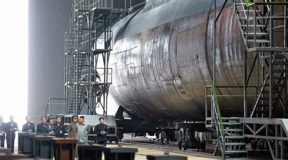 North Korea released partial images in July of what it described as a “newly built” submarine. KCNA reported at the time that the submarine's operational deployment in the East Sea/Sea of Japan was “near at hand”.