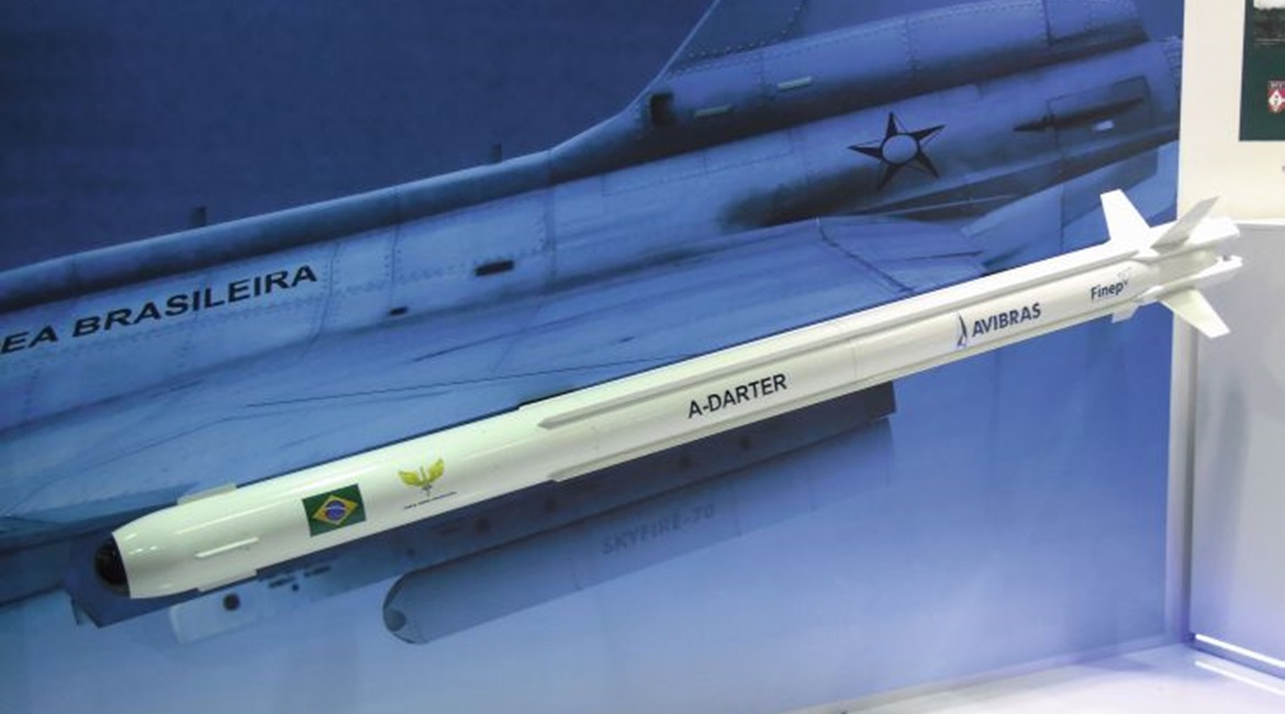 The A-Darter missile will arm both the F-39E/F Gripen and Gripen C/D fighter jets of Brazil and South Africa respectively