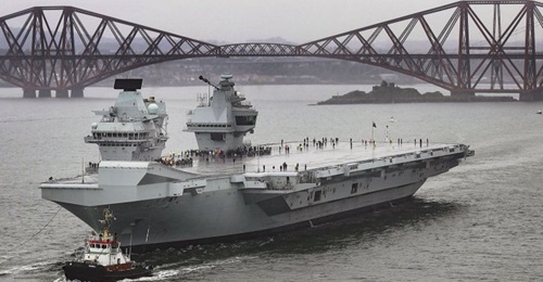 The UK's newest aircraft carrier, 
        
        , sailed from Rosyth Dockyard for the very first time on 22 September 2019 to begin initial sea trials. Some observers in the UK defence establishment worry that the UK has often funded high-...