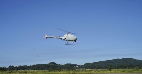 KAI's Night Intruder 600 VT VTOL UAV performed its first flight at the Goheung Aerospace Center in South Jeolla province.